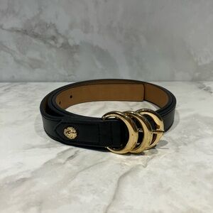 Anne Klein Black and Gold Belt Timeless Accessory